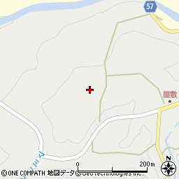 熊本県上益城郡御船町上野3686周辺の地図