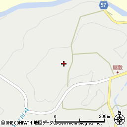 熊本県上益城郡御船町上野3688周辺の地図