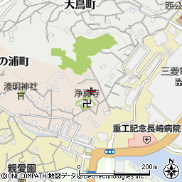 長崎県長崎市水の浦町40周辺の地図