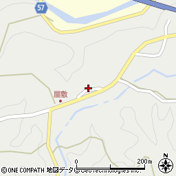 熊本県上益城郡御船町上野3934周辺の地図