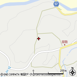 熊本県上益城郡御船町上野3681周辺の地図
