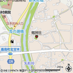 剱神社周辺の地図
