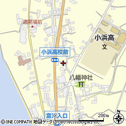 長崎県雲仙市小浜町北野698周辺の地図