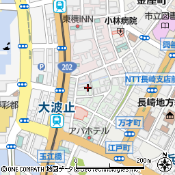長崎ヤクルト株式会社　長崎中央サービスセンター周辺の地図