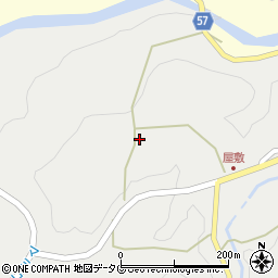 熊本県上益城郡御船町上野3680周辺の地図