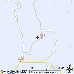 熊本県上益城郡山都町橘周辺の地図