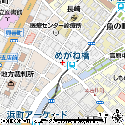 セブンイレブン長崎栄町店周辺の地図