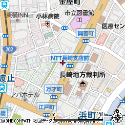 株式会社電通九州　長崎支社周辺の地図