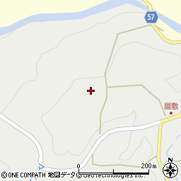 熊本県上益城郡御船町上野3691周辺の地図