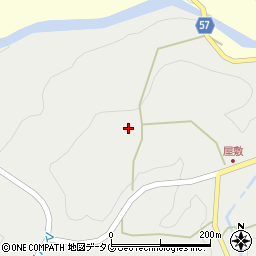 熊本県上益城郡御船町上野3692周辺の地図