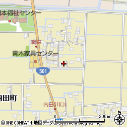 熊本県熊本市南区内田町3905-2周辺の地図