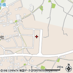 熊本県嘉島町（上益城郡）北甘木周辺の地図