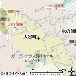 長崎県長崎市大谷町334周辺の地図