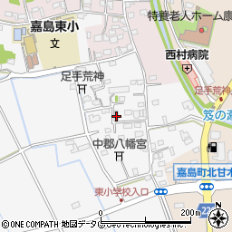 熊本県上益城郡嘉島町上六嘉2279周辺の地図