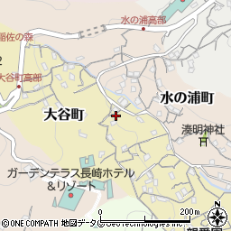 長崎県長崎市大谷町307周辺の地図