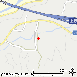 熊本県上益城郡御船町上野4357周辺の地図