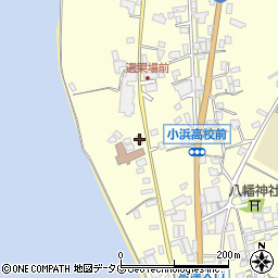 長崎県雲仙市小浜町北野387-1周辺の地図