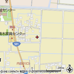 熊本県熊本市南区内田町3918周辺の地図