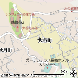 長崎県長崎市大谷町340周辺の地図