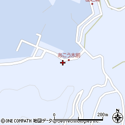 長崎県五島市平蔵町1587周辺の地図