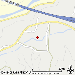 熊本県上益城郡御船町上野4372周辺の地図
