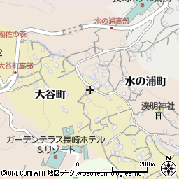 長崎県長崎市大谷町322周辺の地図