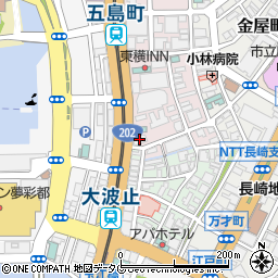 あなぶきパーク西日本シティ銀行長崎支店６０３パーキング周辺の地図