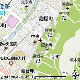諏訪町公衆トイレ周辺の地図