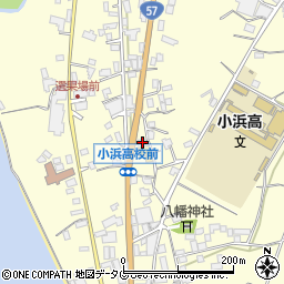 長崎県雲仙市小浜町北野406周辺の地図