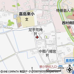 熊本県上益城郡嘉島町上六嘉2234周辺の地図