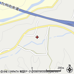 熊本県上益城郡御船町上野4346周辺の地図