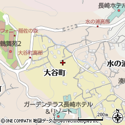 長崎県長崎市大谷町345周辺の地図