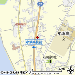 長崎県雲仙市小浜町北野407周辺の地図