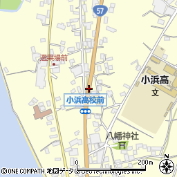 小浜高校前周辺の地図