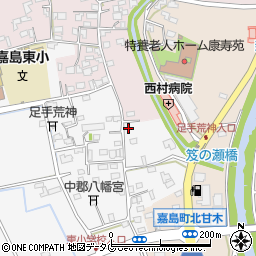 熊本県上益城郡嘉島町上六嘉2265周辺の地図
