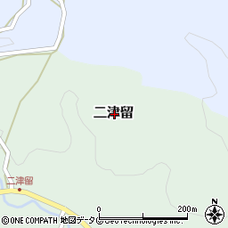 熊本県上益城郡山都町二津留周辺の地図