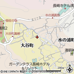 長崎県長崎市大谷町354周辺の地図