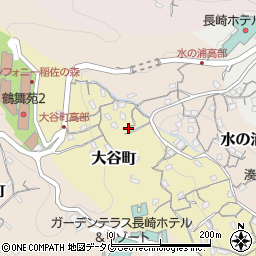 長崎県長崎市大谷町361周辺の地図
