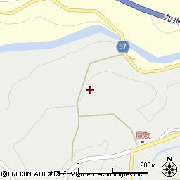 熊本県上益城郡御船町上野3902周辺の地図