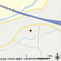 熊本県上益城郡御船町上野4347周辺の地図