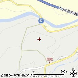熊本県上益城郡御船町上野3916周辺の地図