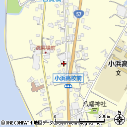 長崎県雲仙市小浜町北野412周辺の地図