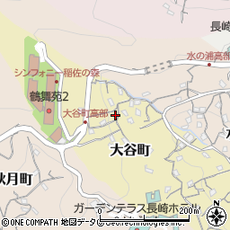 長崎県長崎市大谷町382周辺の地図