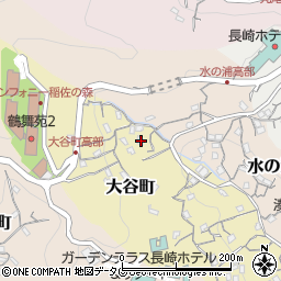 長崎県長崎市大谷町366周辺の地図