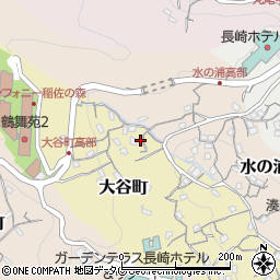 長崎県長崎市大谷町364周辺の地図