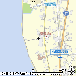 長崎県雲仙市小浜町北野348周辺の地図