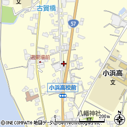 長崎県雲仙市小浜町北野415周辺の地図