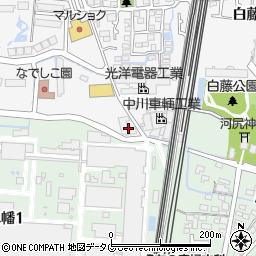 東横化学九州支社事務棟周辺の地図