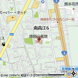 熊本市高齢者支援センターささえりあ　熊本南周辺の地図