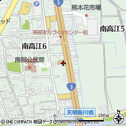 ＨｏｎｄａＣａｒｓ熊本東川尻バイパス店周辺の地図